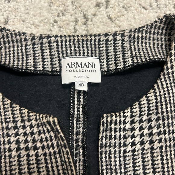 Armani size 40 (6) vintage large wrap bow blazer - Picture 12 of 13